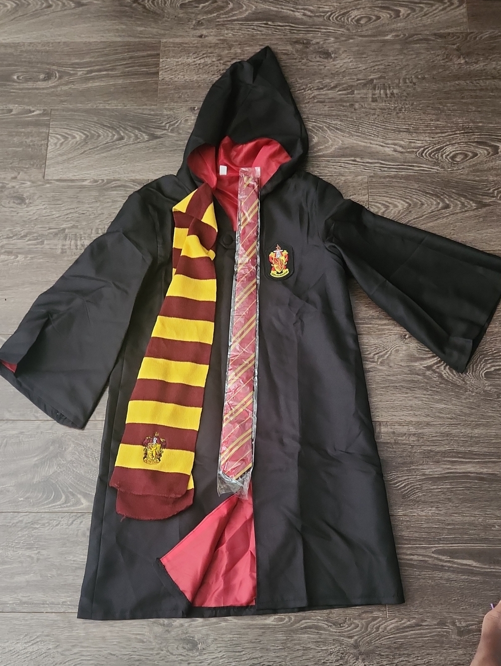 Kids Harry Potter Gryffindor Costume Robe Set Halloween - Size Small
